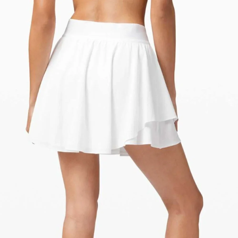 Lululemon Court Rival High Rise Skirt *Tall White